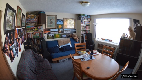 The new living room of Cavan's house.
