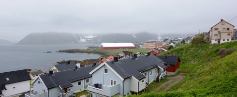Honningsvag, Norway, seaside view
